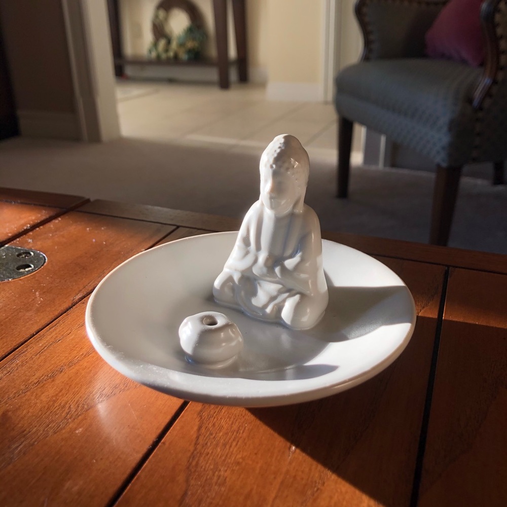 Buddha Ceramic Incense Holder
